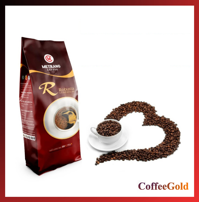 Cà Phê Robusta - Mê Trang - túi bột 500g - cà phê nguyên chất