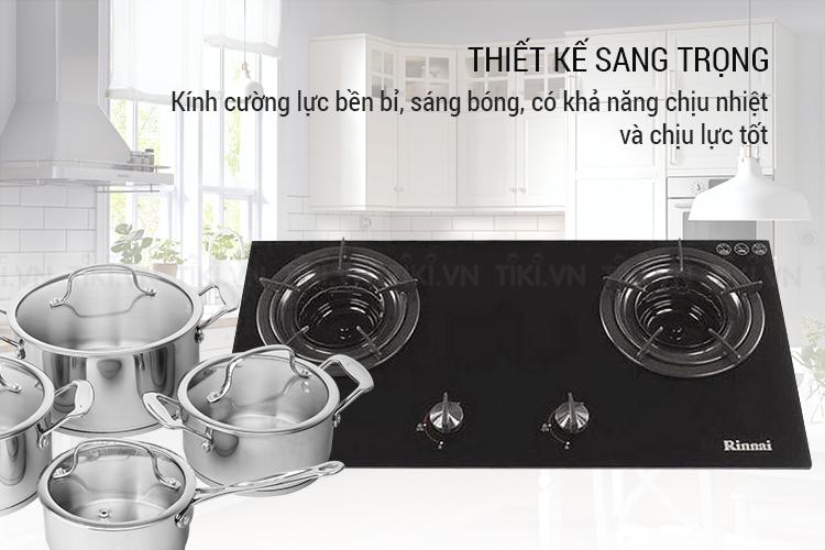 Bếp gas âm Rinnai RVB-2Gi(B)