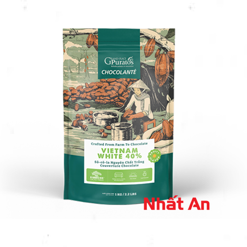 Socola hạt nút trắng Grand-Place Puratos Chocolante 40%