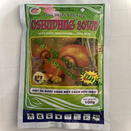 Chế phẩm diệt ốc dạng bột - Osbuvang 80WP gói 100gr