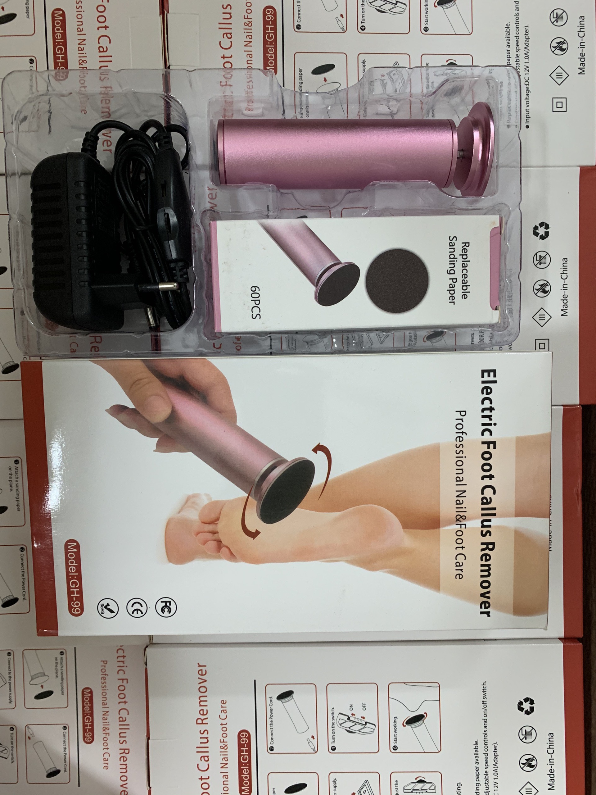 Máy chà gót chân, tẩy tế bào chết cho tiệm nail