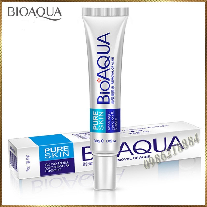 Kem Mụn Trứng Cá Pure Skin Bioaqua
