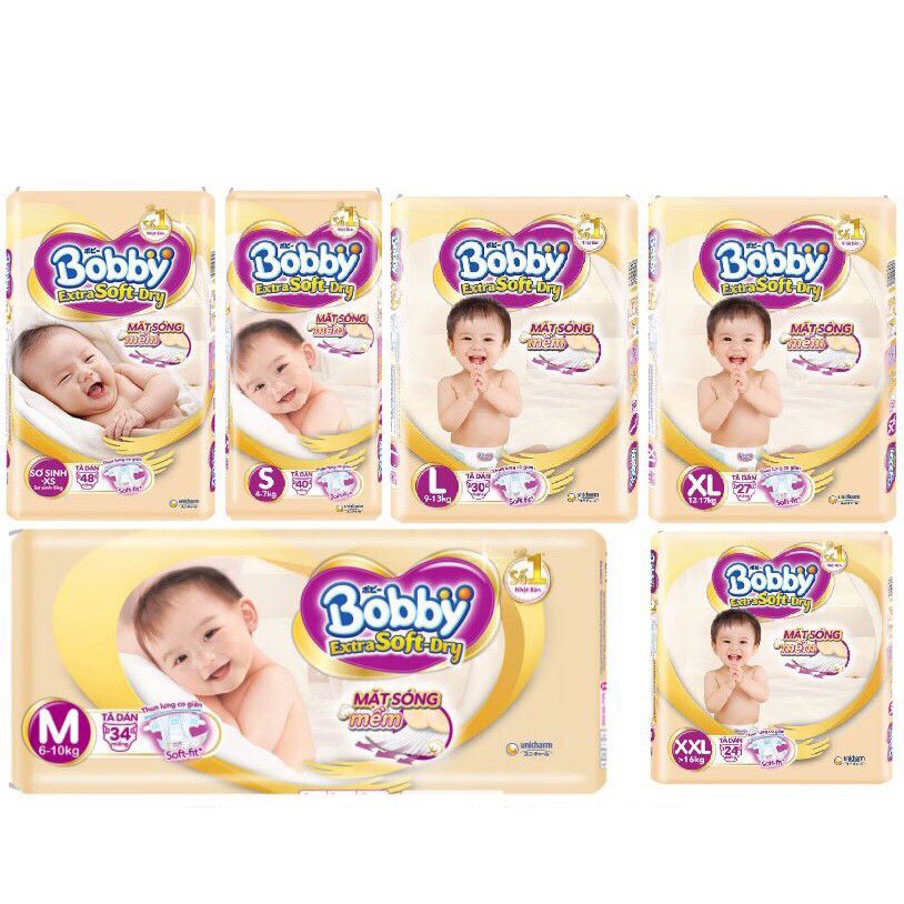 Tã dán Bobby cao cấp M34