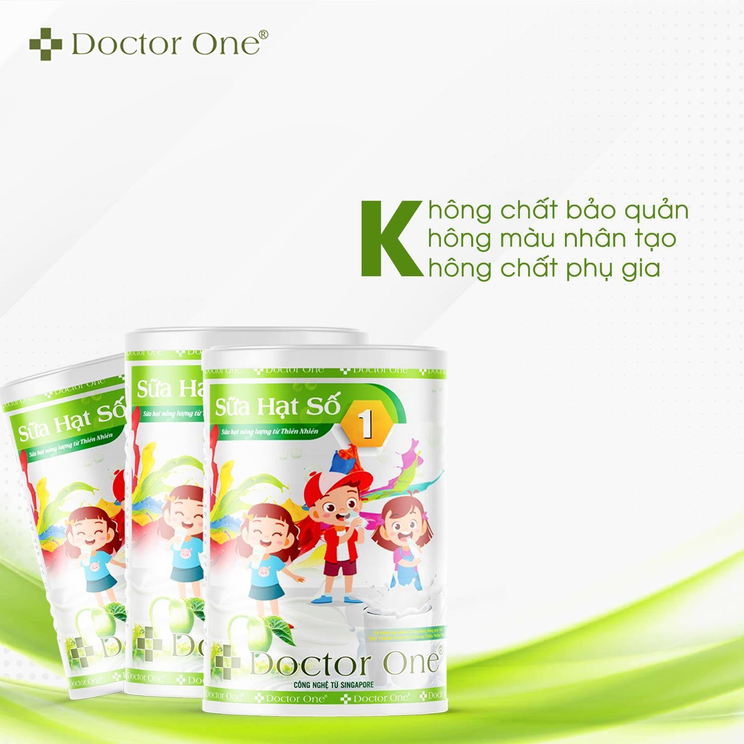 [CHÍNH HÃNG] Sữa Hạt Dinh Dưỡng Cho Bé Biếng Ăn Doctor One