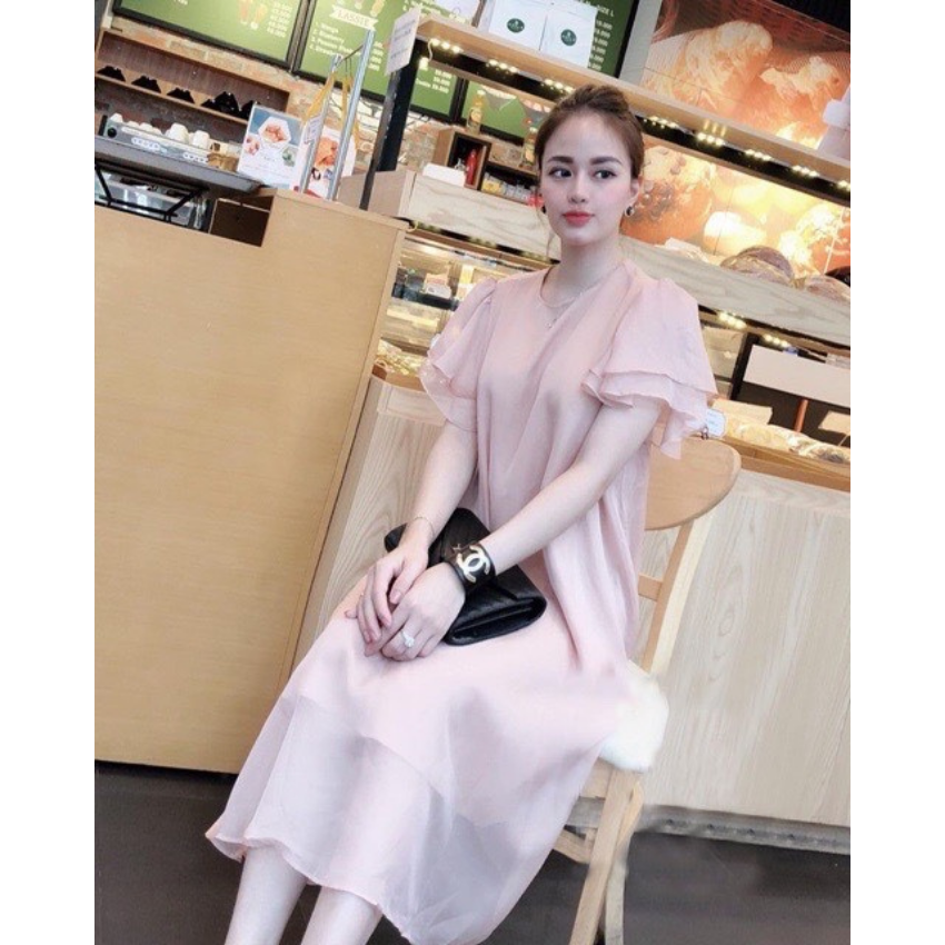 Đầm bầu lụa cao cấp cho nàng xinh tươi xuống phố-Q0001