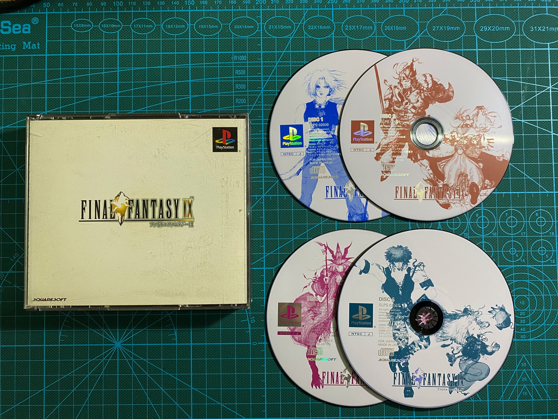 Đĩa game Final Fantasy IX PS1 hệ JP