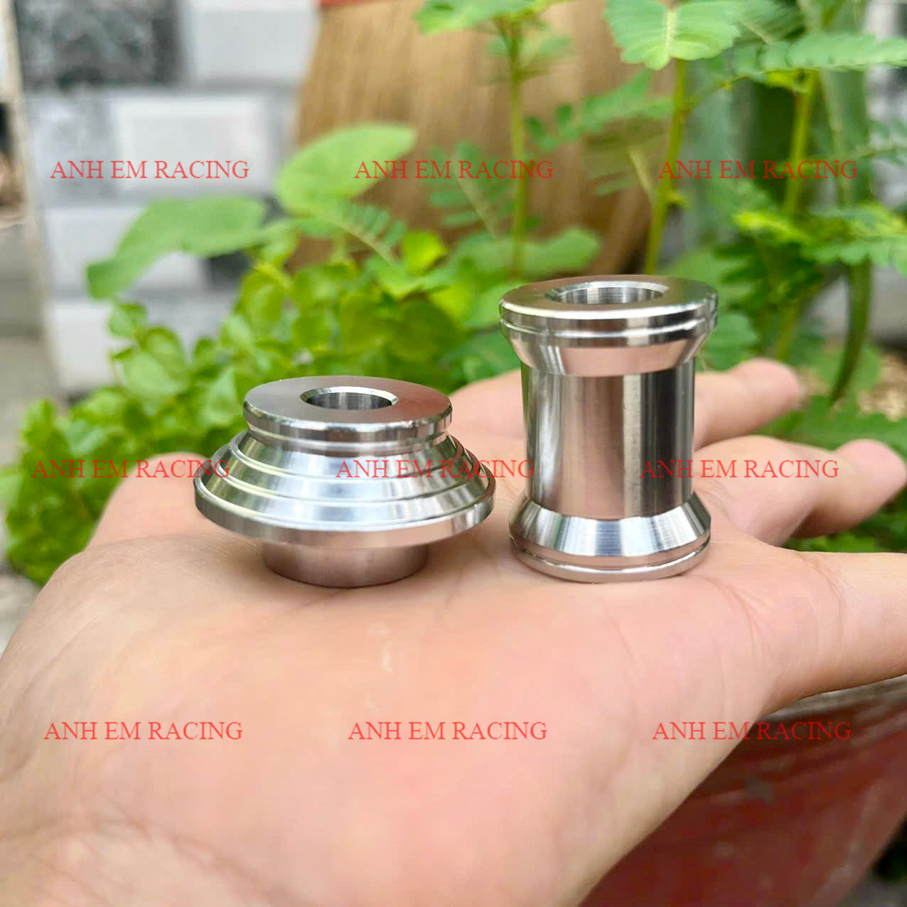 Canh bánh trước sau inox 304 gắn cho xe Yamaha Sirius