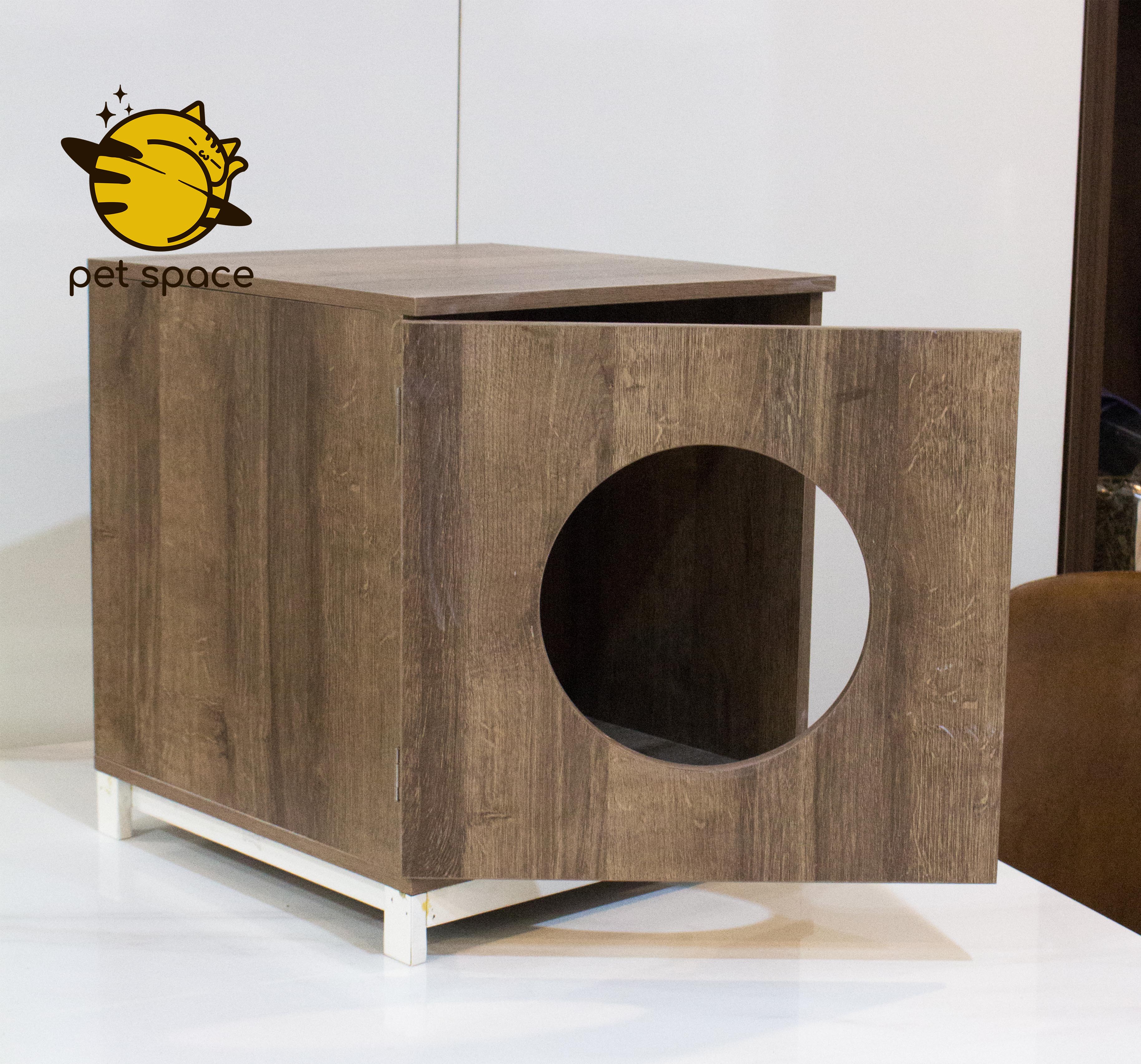 Nhà gỗ cho chó mèo petspace
