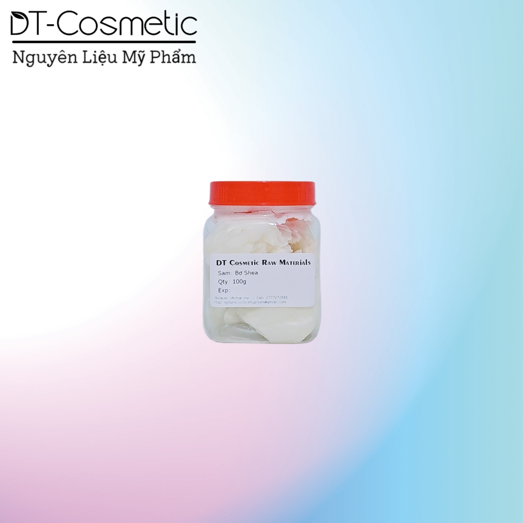 100g/1kg bơ shea tinh chế - nguyên liệu mỹ phẩm