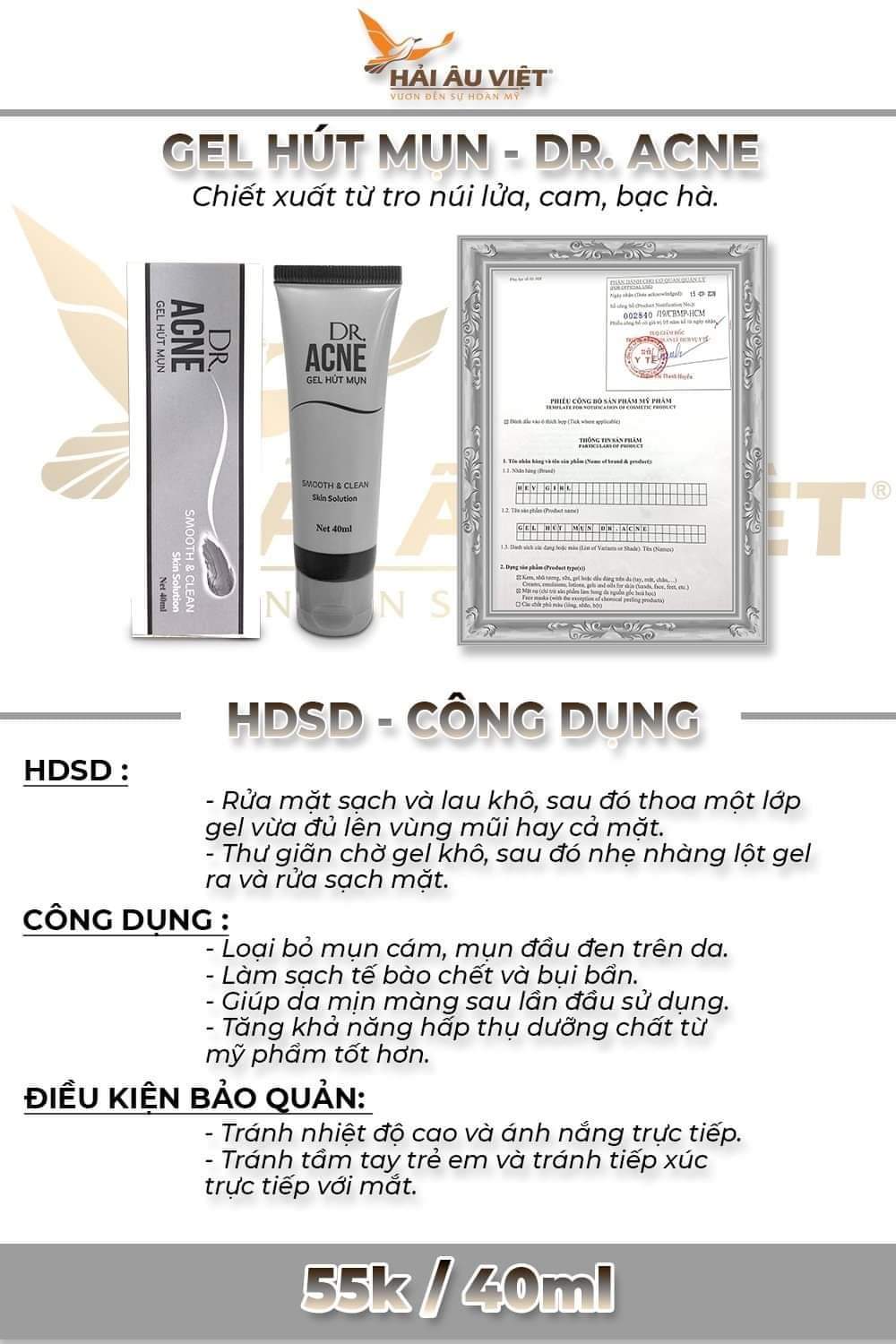(COMBO 10 HÔP) Lột mụn đầu đen acne