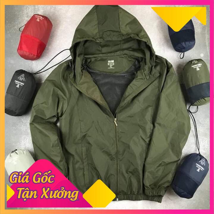 ÁO khoác dù nam đi mưa / ÁO khoác dù nam chất đẹp / áo dù nam 2 lớp hàng Việt nam