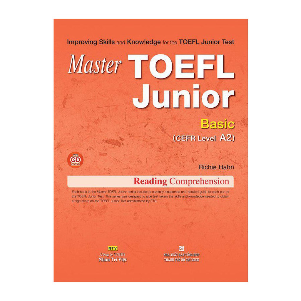 NS Minh Tâm - Sách - Master TOEFL Junior Basic A2 (Kèm CD)