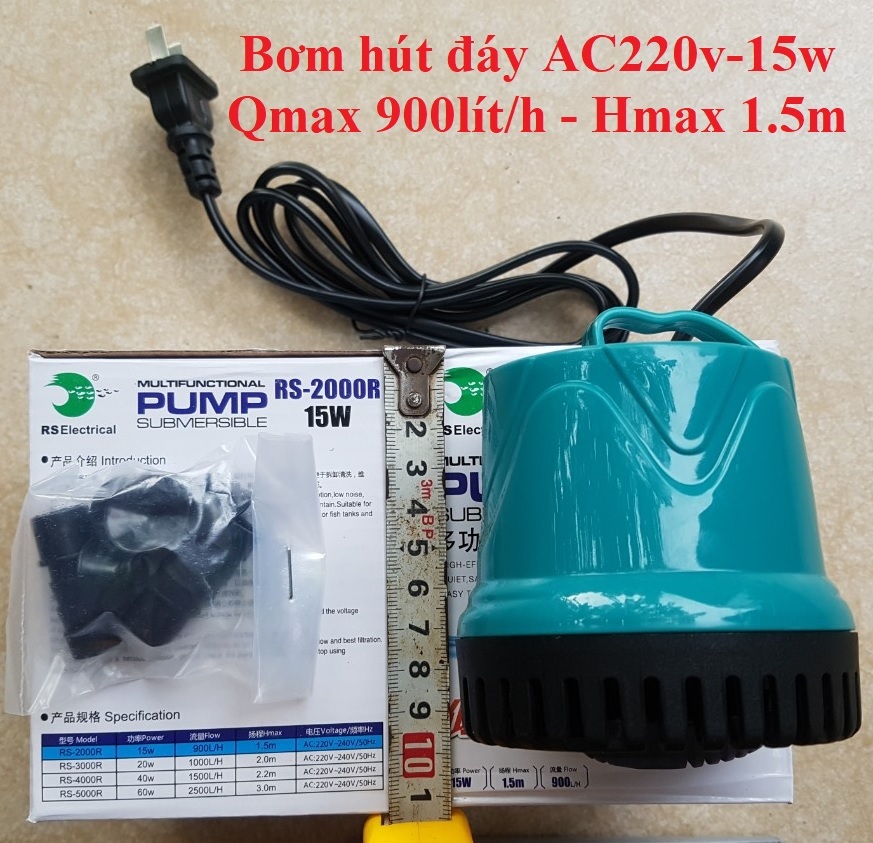 [HCM]Bơm chìm hồ cá 7w hoặc 15w