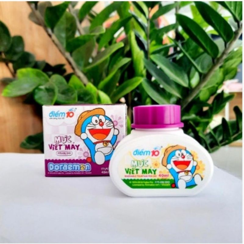 Mực Doraemon điểm 10 Thiên Long viết bút máy 40ml