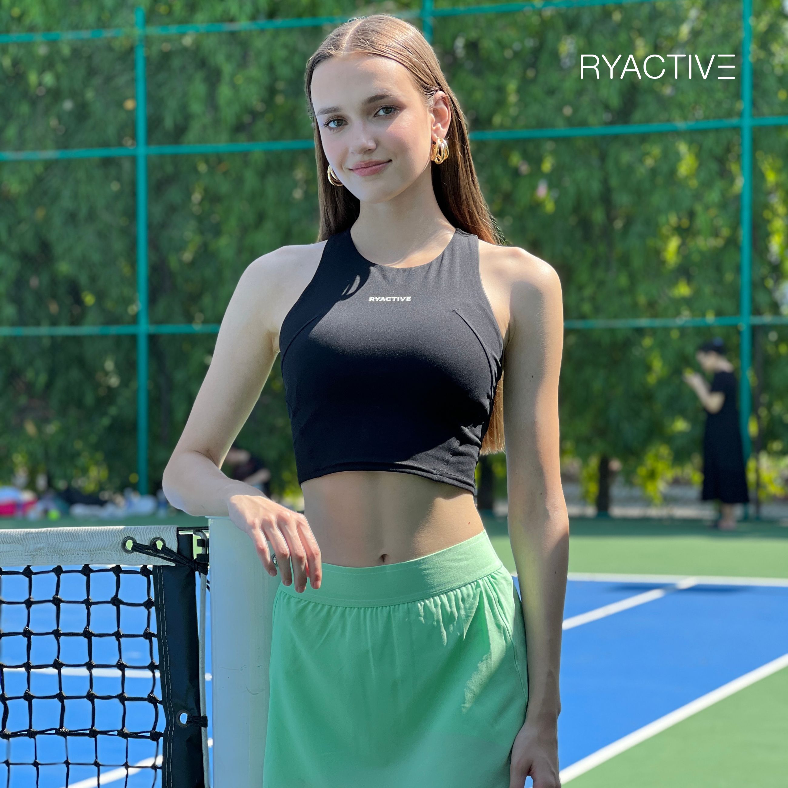 Áo ngực thể thao RYACTIVE - SUPREME SPORTBRA Black