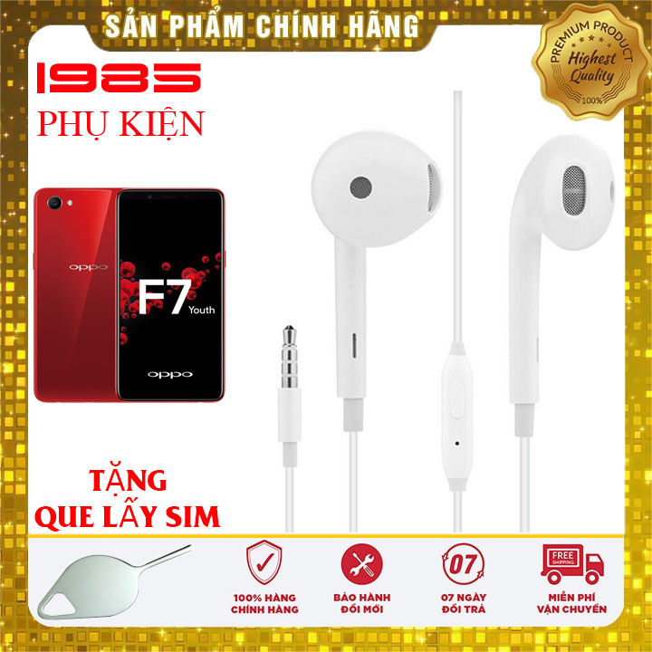 Tai nghe cho oppo f7 youth nghe siêu hay chính hãng