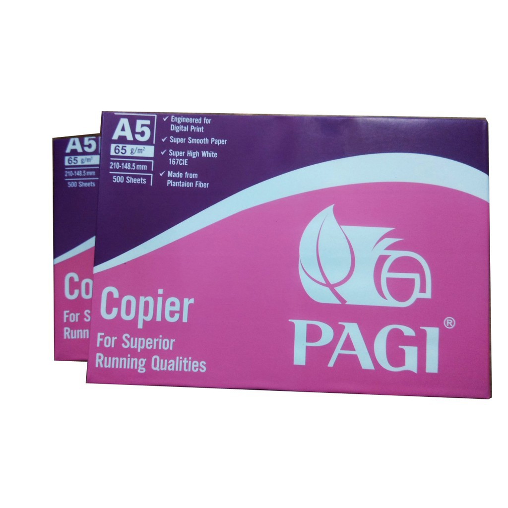 Giấy in A5,giấy A5 PaGi (500 tờ/ram)
