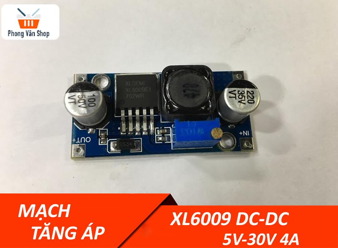 Mạch tăng áp XL6009 DC-DC 5-30v công suất chịu tải 4A
