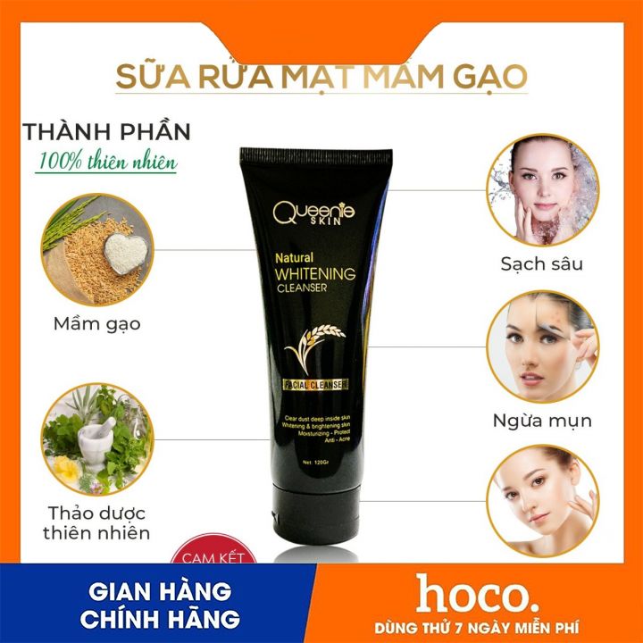 Sữa Rửa Mặt Mầm Gạo (tặng 1 dung dịch vệ sinh)