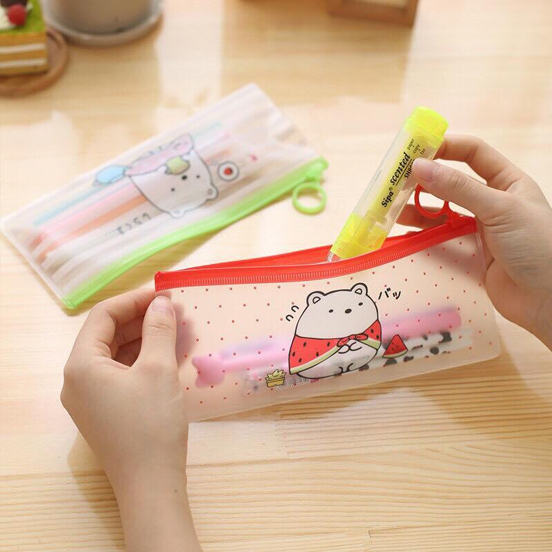 Combo 2 chiếc túi đựng bút mèo béo kute