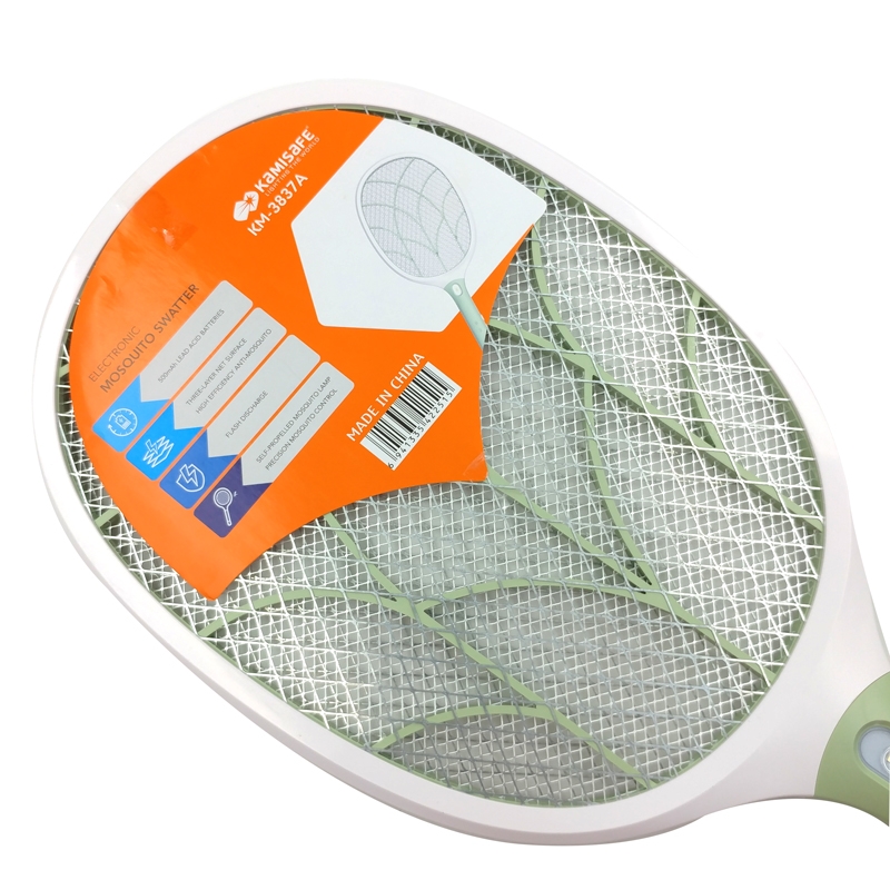 Vợt Muỗi Kamisafe KM-3837A - Trắng Xanh
