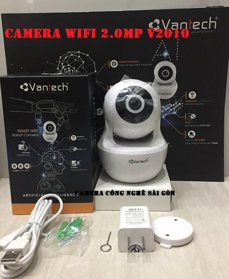 [HCM]V2010Camera IP Robot hồng ngoại không dây 2.0 Megapixel VANTECH