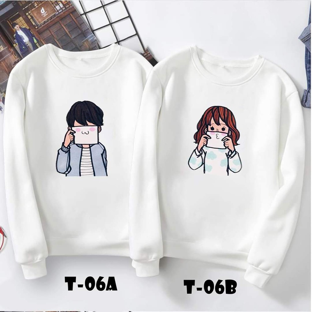 Áo đôi -cặp nỉ nam nữ thu đông chất đẹp đủ size.