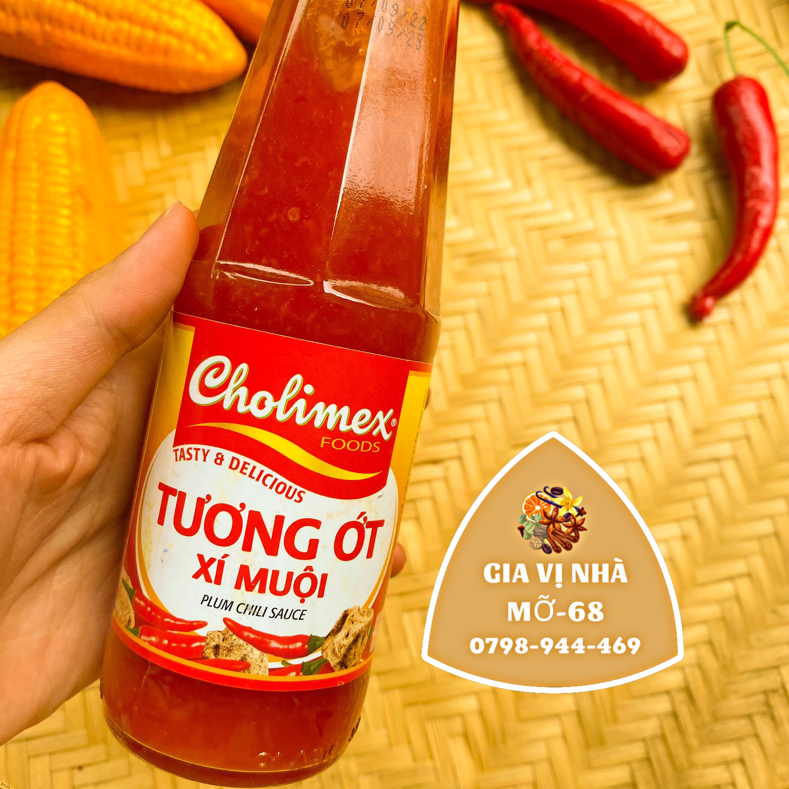 TƯƠNG ỚT XÍ MUỘI CHOLIMEX- CHAI 270GR