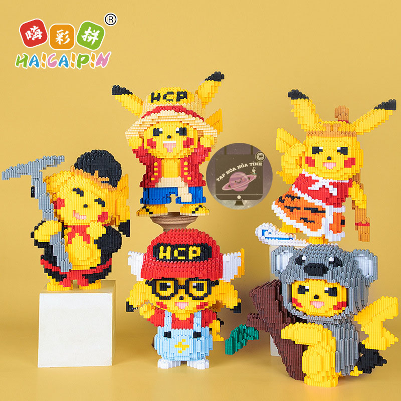 BỘ LEGO LẮP RÁP MÔ HÌNH PIKACHU