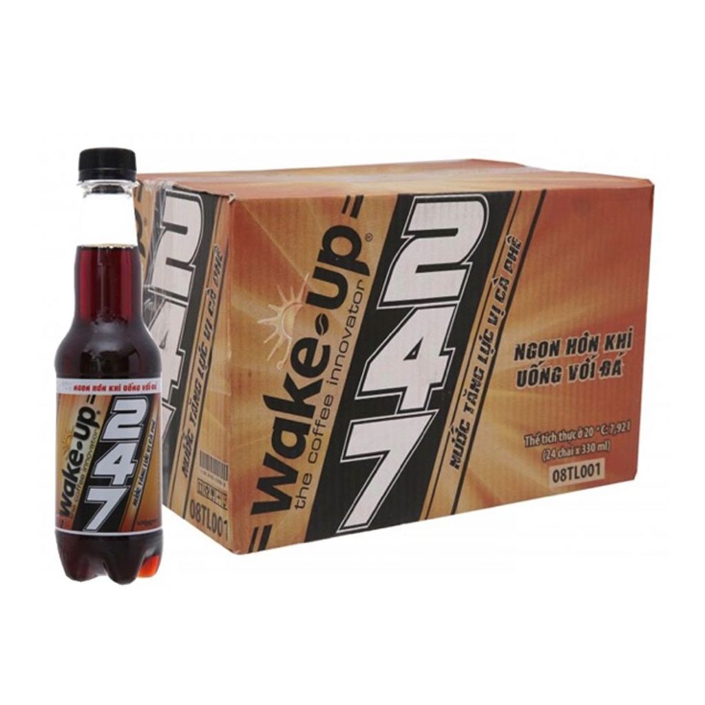 Lóc 6 Chai 247 Nước Tăng Lực Vị Cà Phê - 330ml