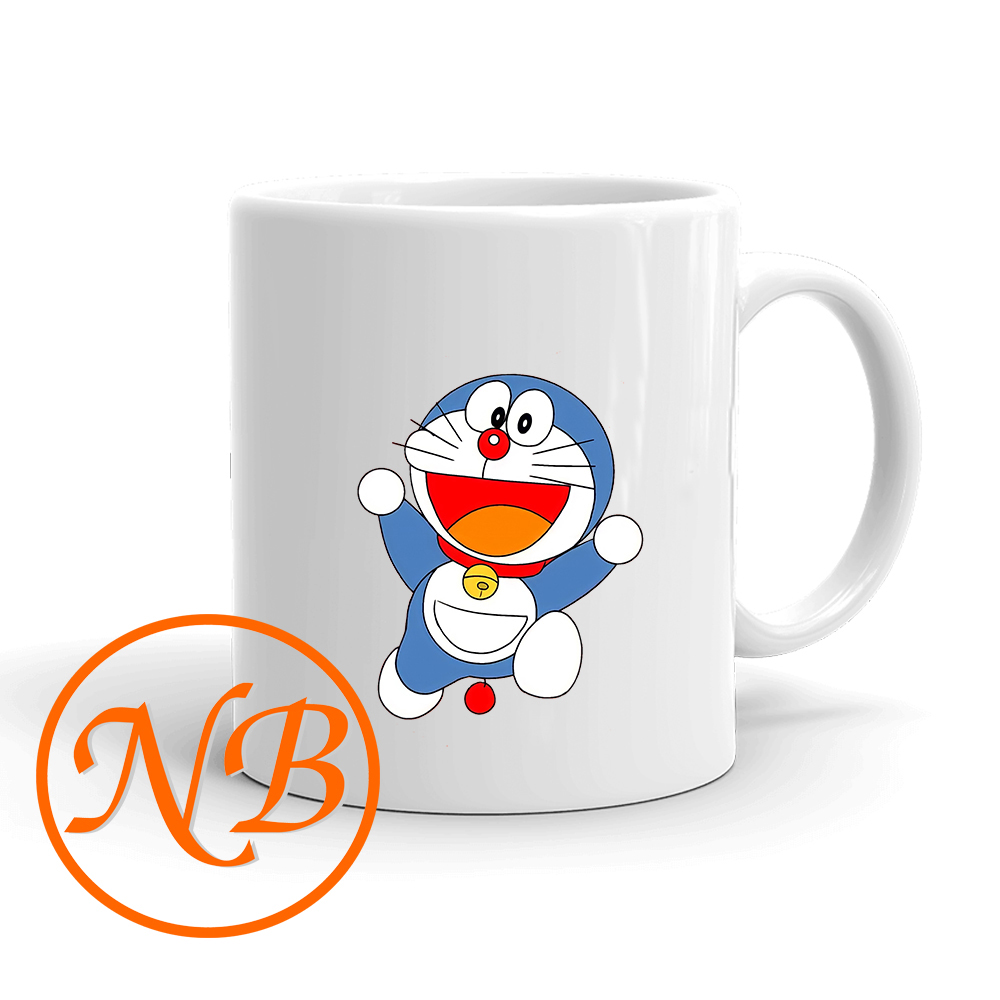 Cốc sứ in hình theo Doraemon