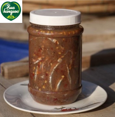 Mắm Cá Cơm Nguyên Chất Hủ 500gram - Đặc Sản Miền Trung