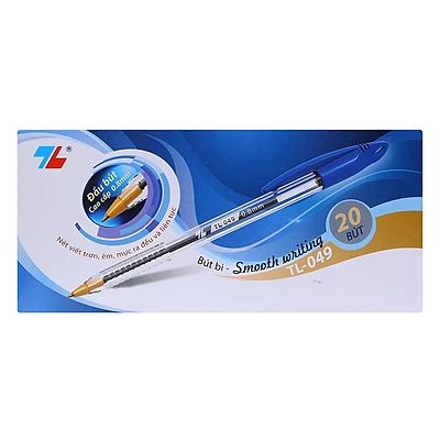 Bút bi Thiên Long TL-049 0.8mm - Mực Xanh