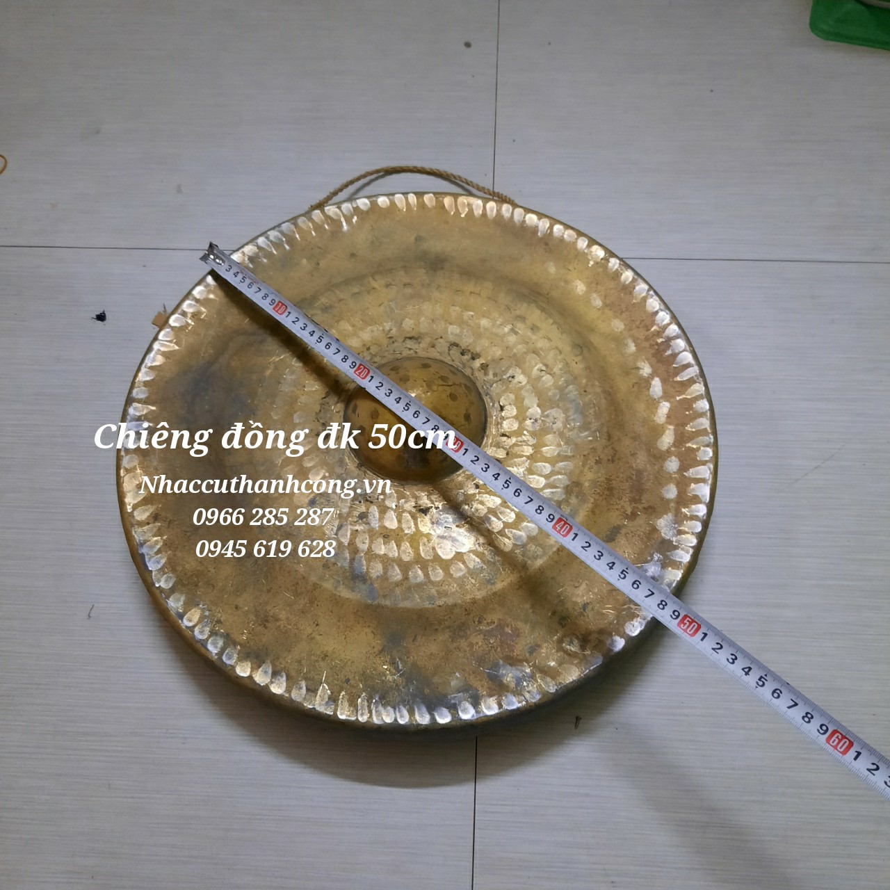 Công chiêng tây nguyên đường kính 50cm