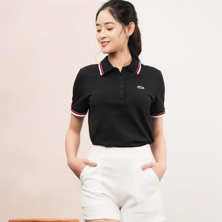 Áo Polo Nữ Cộc Tay Có Cổ Thoáng Mát