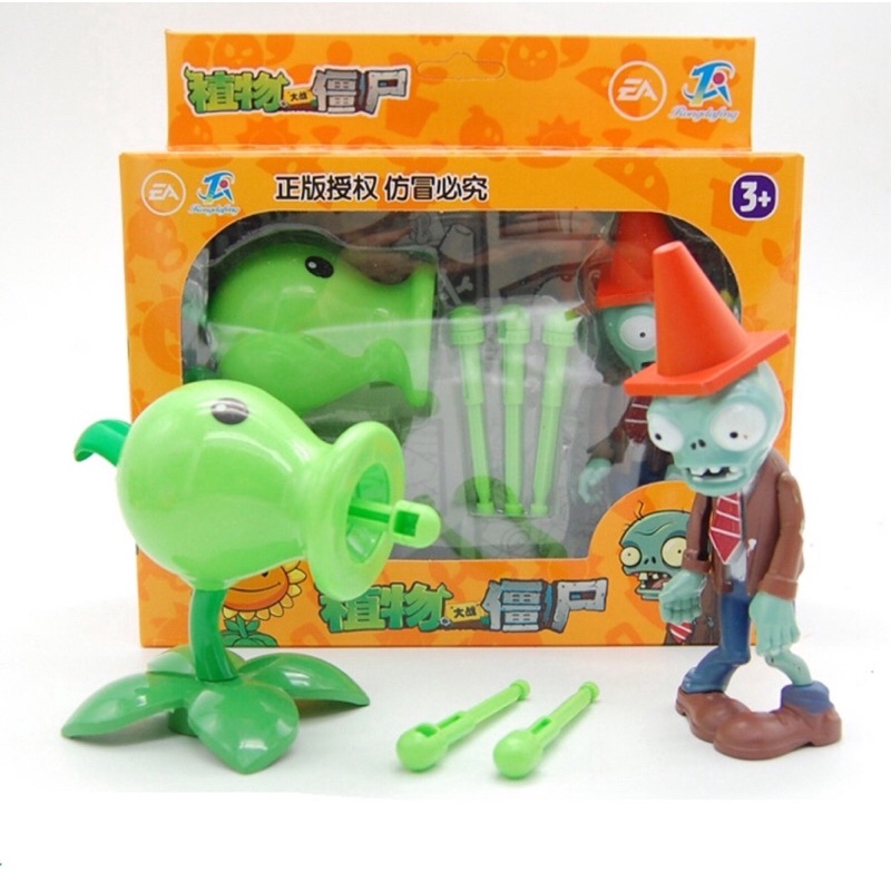 Plants vs zombies - bộ đồ chơi hoa quả nổi giận - phiên bản cao cấp, nhiều chi tiết, an toàn cho trẻ