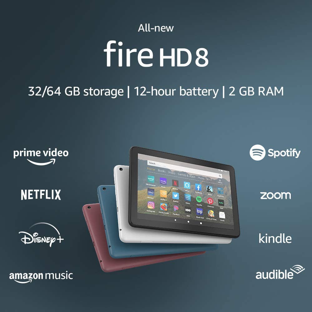 Máy tính bảng Kindle Fire HD 8 32GB, 8 Plus 32 64GB