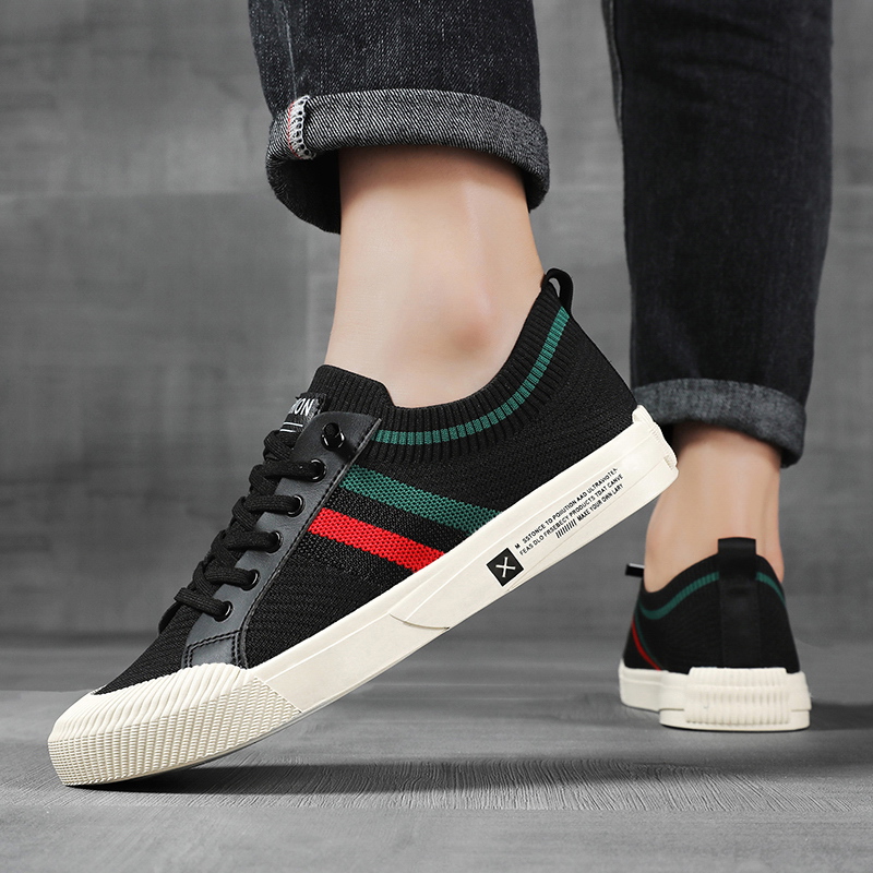 Giày Sneaker Nam Giày Vải Co Dãn Phong Cách 2023