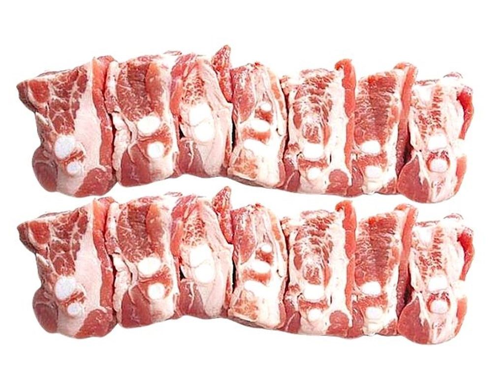 sườn sụn non heo cắt khúc sẵn túi 1kg