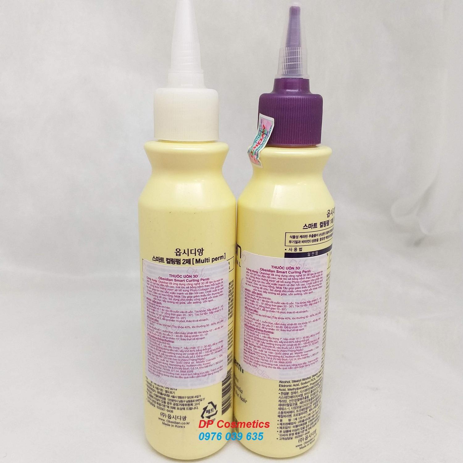 Kem uốn tóc đa năng OBSIDIAN 3D 120ml _ uốn nóng, uốn lạnh