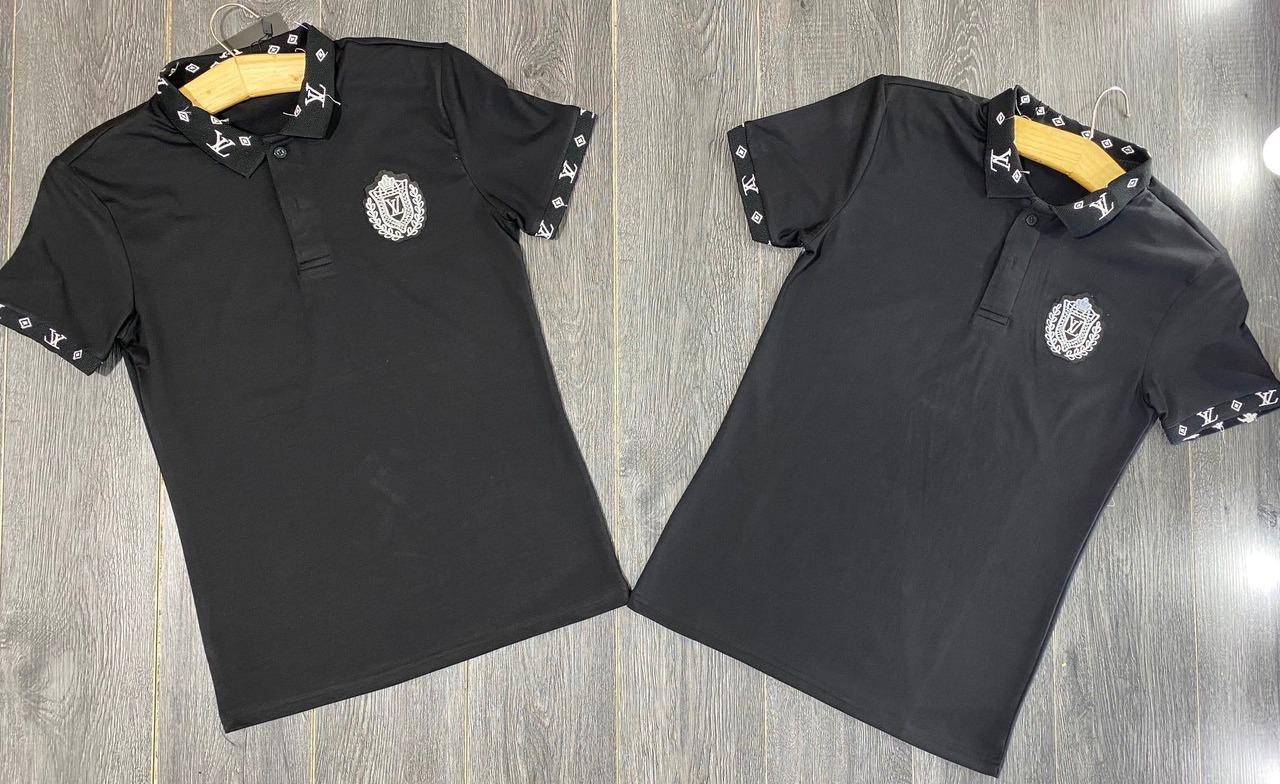 Áo thun nam cao cấp phối logo LV thời trang