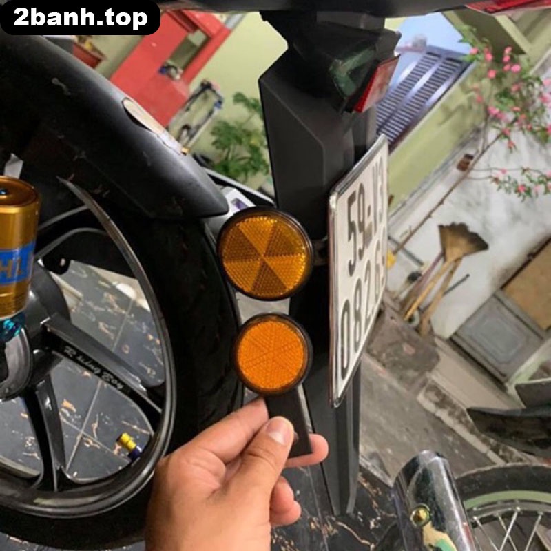Phản quang mắt mèo loại tròn gắn dè sau