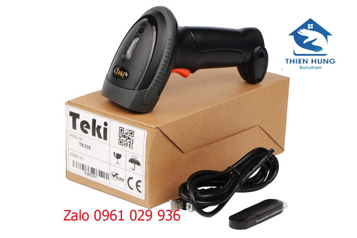 [HCM]Máy quét mã vạch không dây 2D TEKI TK350