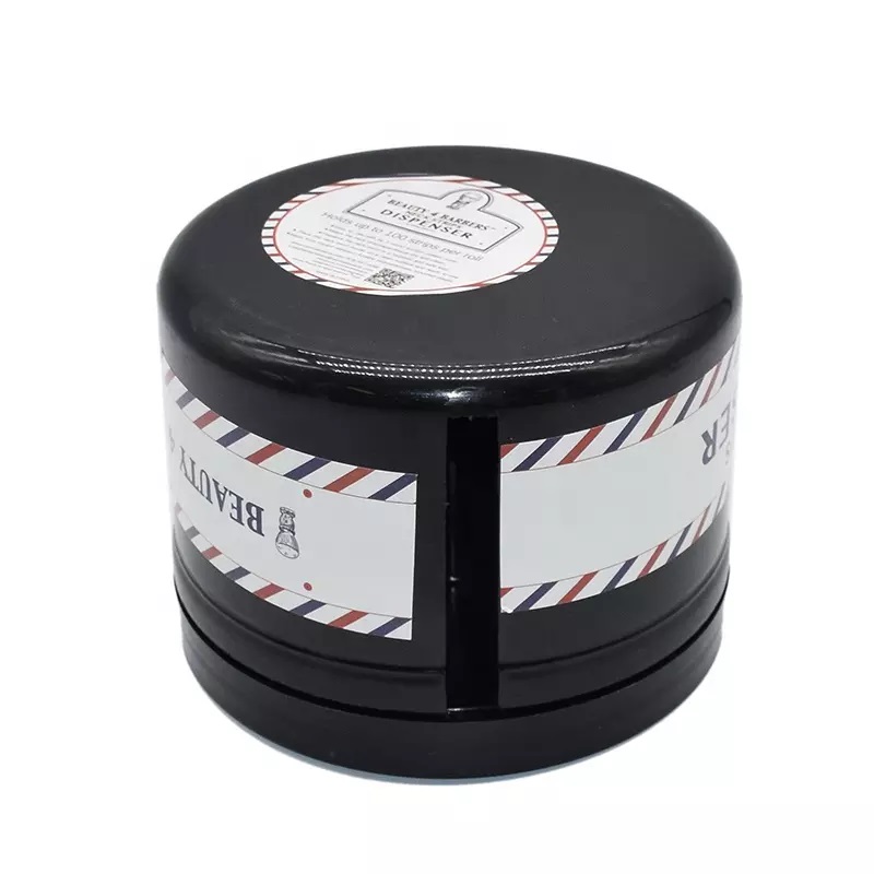 Hộp đựng (ĐEN) Giấy quấn cổ cắt tóc dành cho barbershop/salon