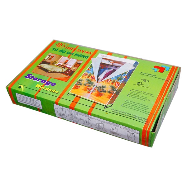 Tủ Vải 2 Buồng Thanh Sắt Thiên Nam Sơn