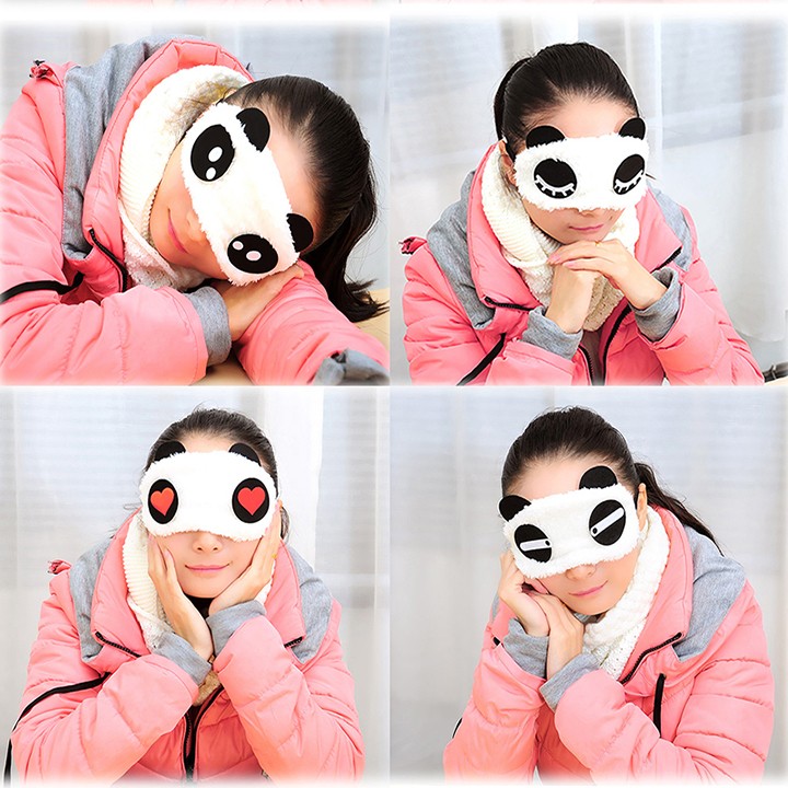 Bịt Mắt Che Mắt Ngủ Hình Panda Dễ Thương (Mẫu ngẫu nhiên)