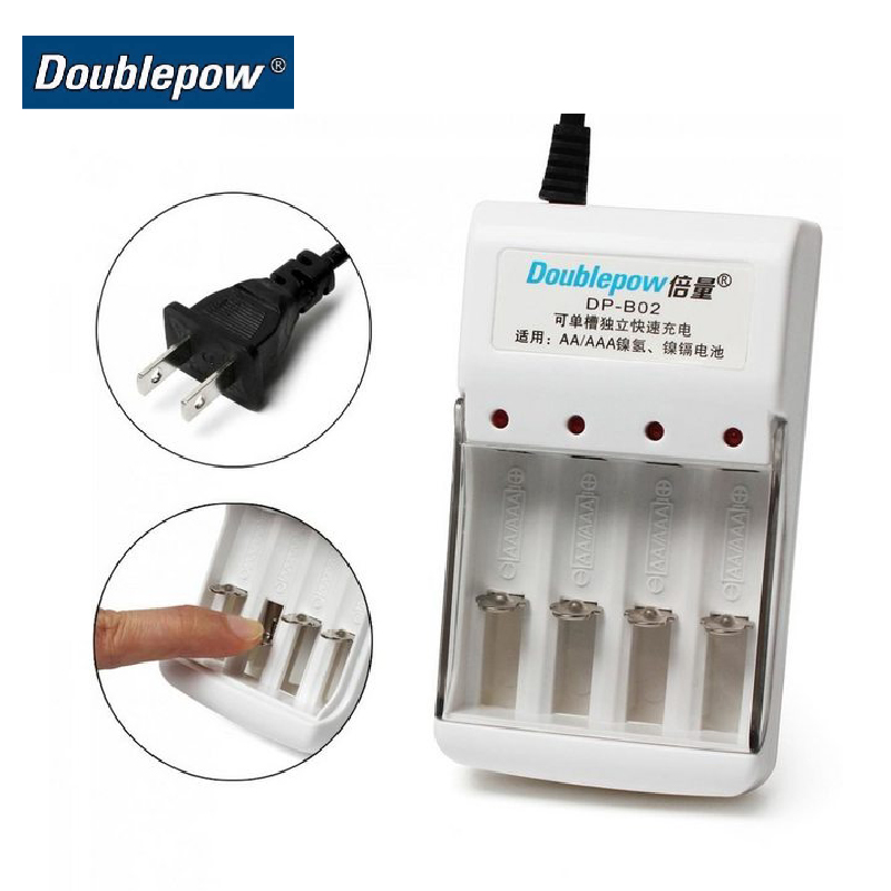 [Chính hãng] Bộ sạc pin AA/AAA Doublepow DP-B02