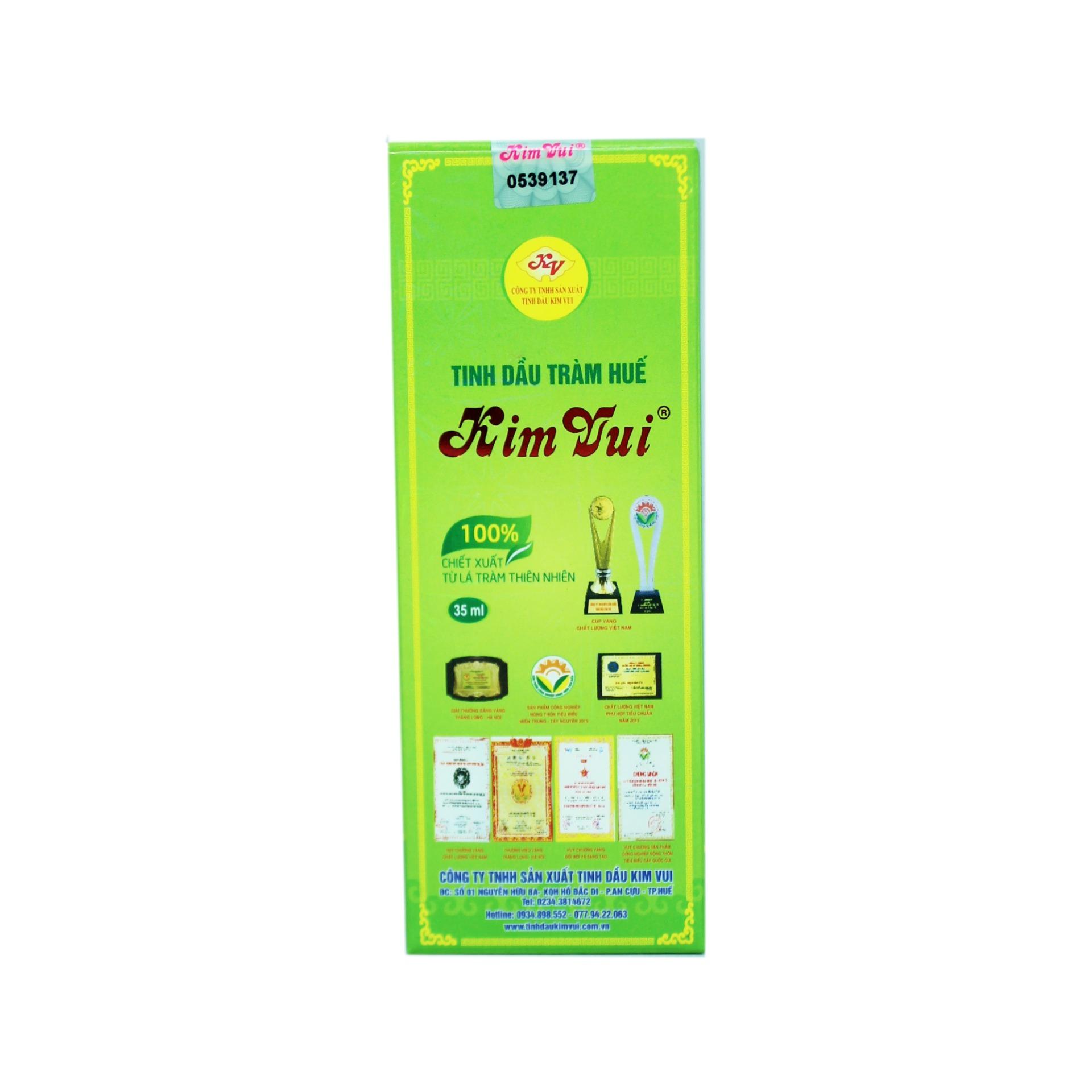 Tinh dầu tràm Huế Kim Vui 35ml(Vàng nhạt)