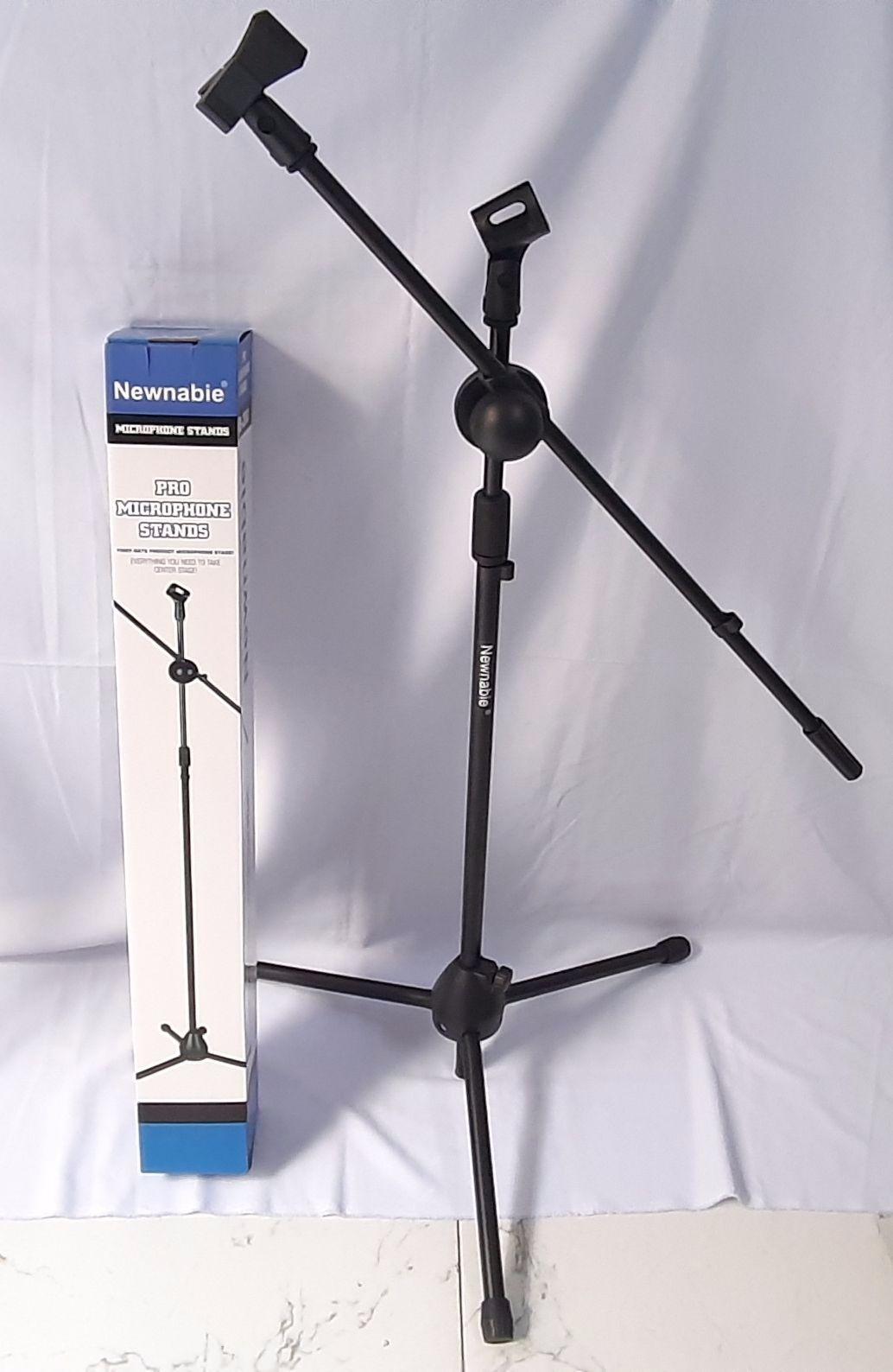 chân micro Nb200, chân kẹp micro đứng cao 1m2 tăng đến 1m8
