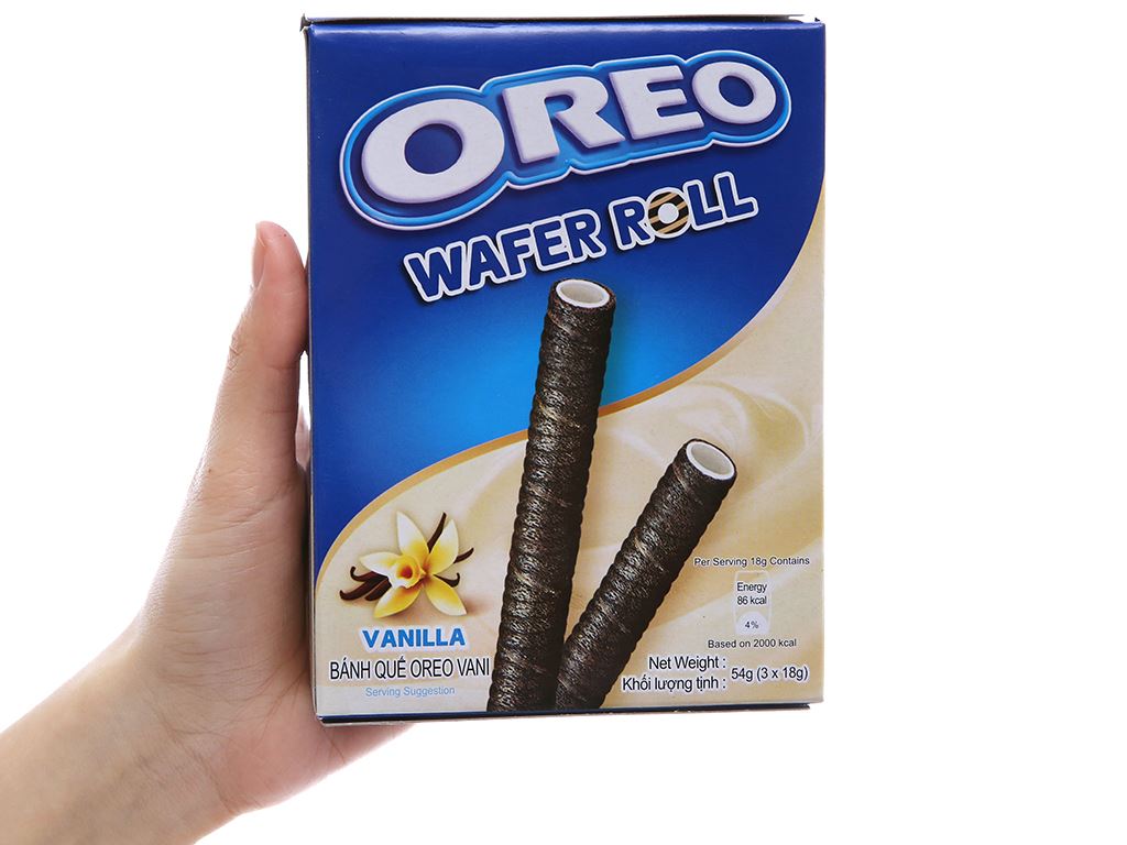 [Siêu thị WinMart] - Bánh quế Oreo vị vani hộp 54g